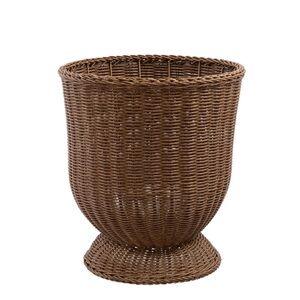 NWT New My Texas House Woven Resin  16” Planter